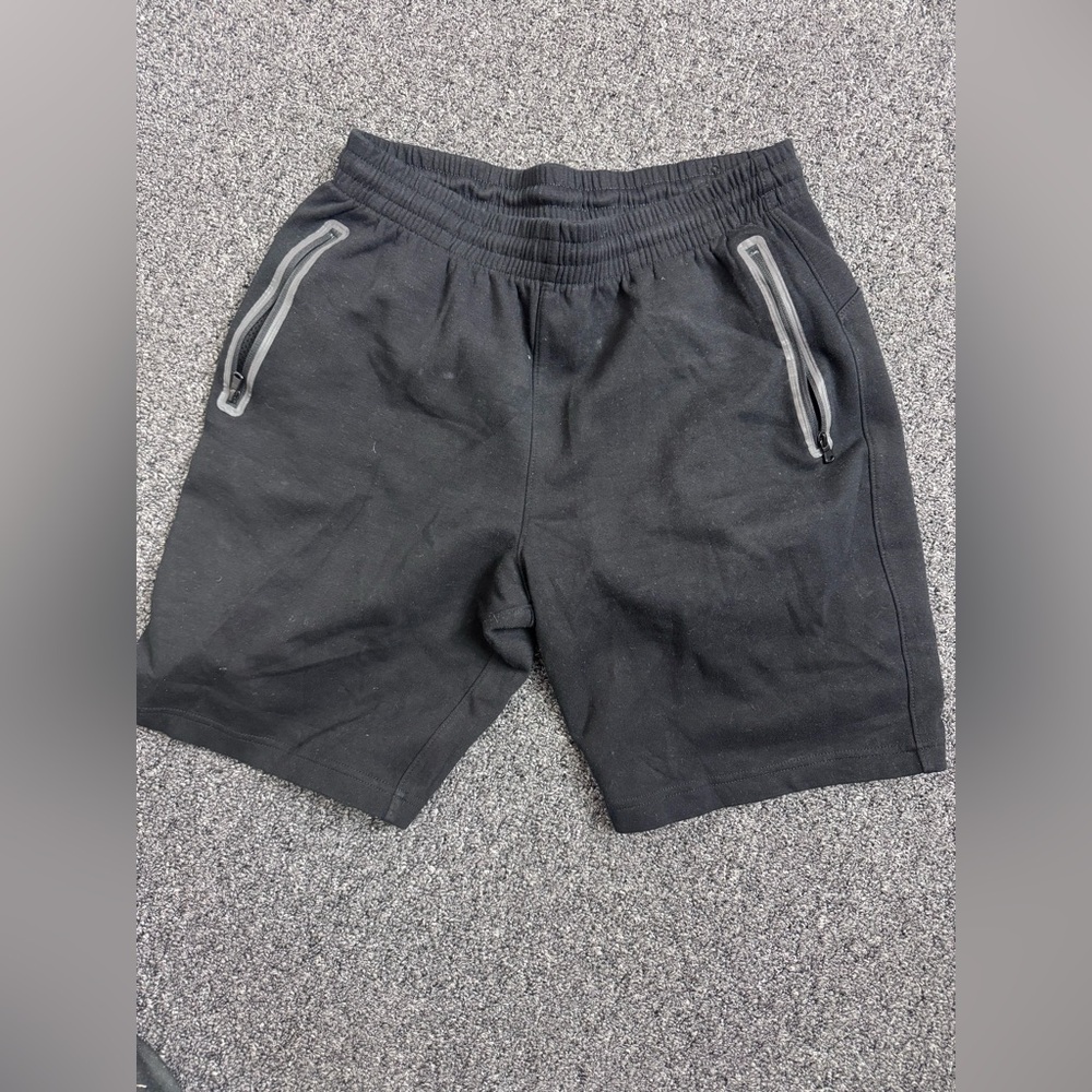 Old Navy Black Athletic Shorts with Zip Pockets